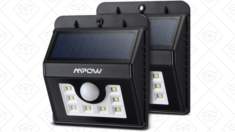 2-Pack Mpow Solar LED Motion Sensing Lights, $21 with code HAY9W7FV